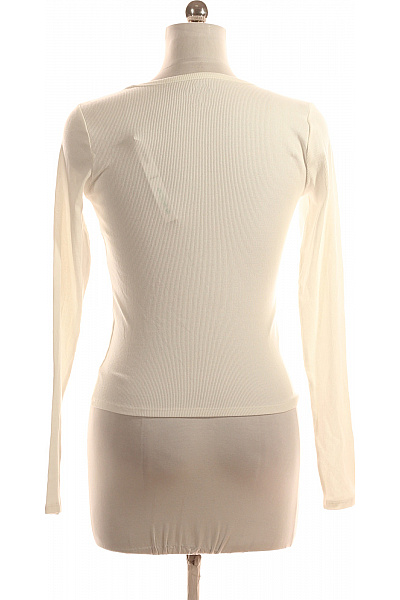 Hollister Jednoduché Dámské Tričko Bílé