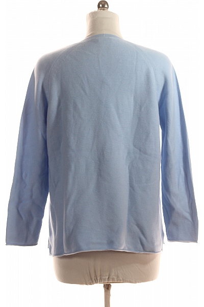 Dámský Svetr Modrý VIA APPIA DUE Second hand Vel. 42