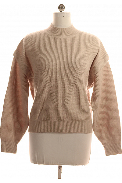 Dámský Svetr Vlněný Béžový COMMA