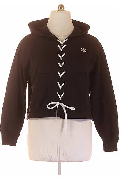 ADIDAS Dámská Mikina Rozepínací Černá