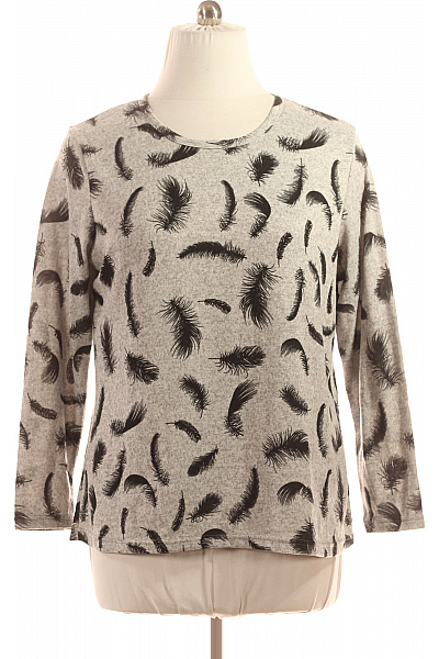  Halenka Pletená Šedá Vel. XXL