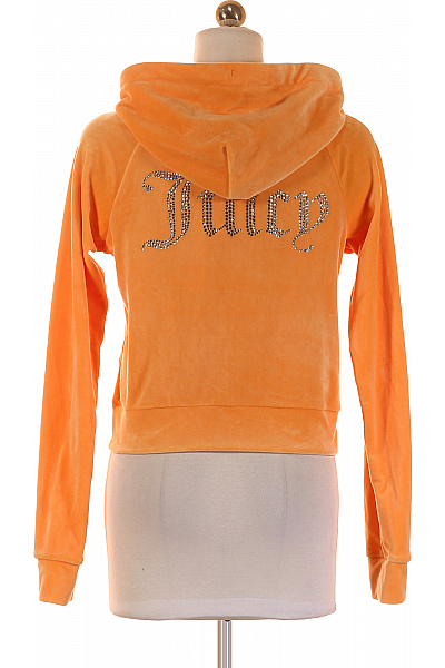 Juicy Couture Dámská Mikina Rozepínací Oranžová Vel. S