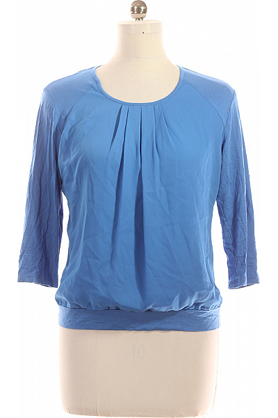 FRANK WALDER  Halenka Jednobarevná Modrá Second hand Vel. 38