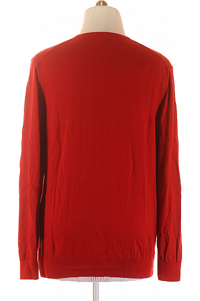 Pánský Pulovr Červený Vel. XXL