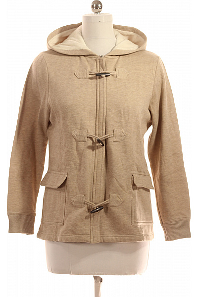 Krátký Dámský Kabát Hnědý Vel. M