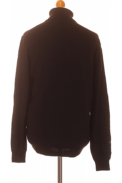 Pánský Svetr Vlněný Černý Vel. XL