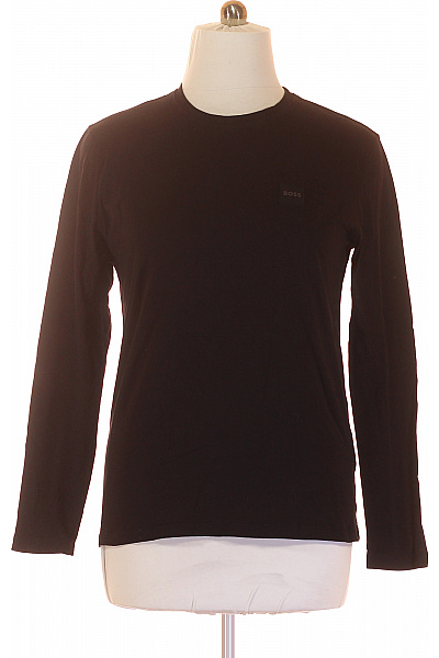 Hugo Boss Jednoduché Pánské Tričko Černé Vel. XL