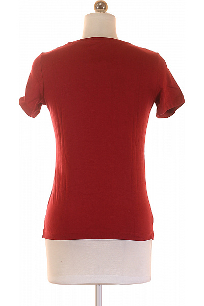 Guess Dámské Tričko s Potiskem Červené Vel. XS