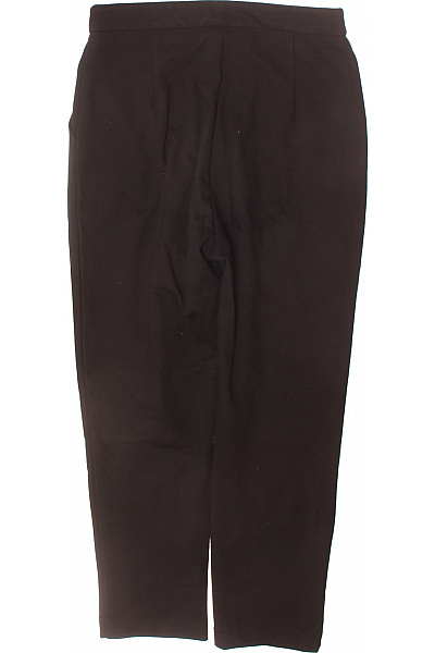 Dámské Kalhoty Rovné Černé Second hand Vel. 40