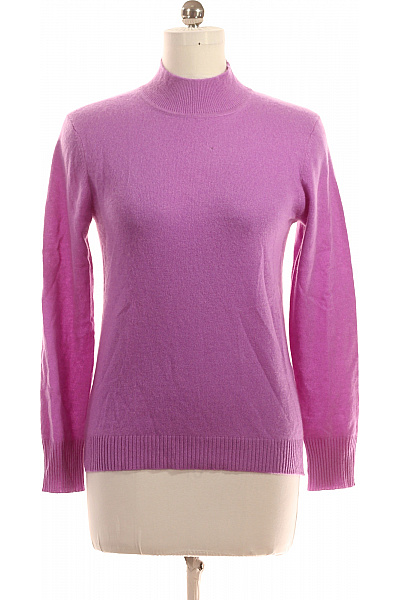 Dámský Svetr Kašmírový Fialový Vel. 40