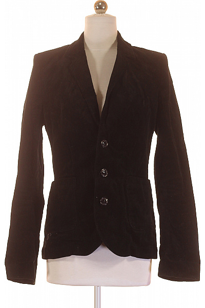 HANS UBBINK Teplé Dámské Sako Černé Second hand Vel. 36