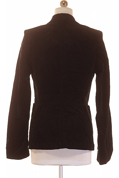 HANS UBBINK Teplé Dámské Sako Černé Second hand Vel. 36