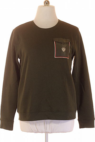 VERSACE Pánská Mikina Bez Zapínání Khaká Vel. XL