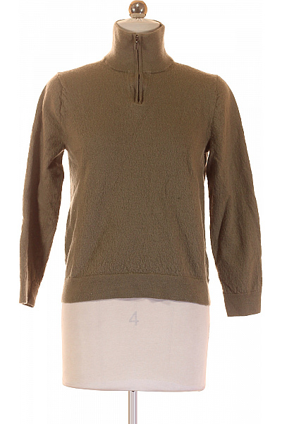 Chlapecký Svetr Vlněné Zelené Second Hand