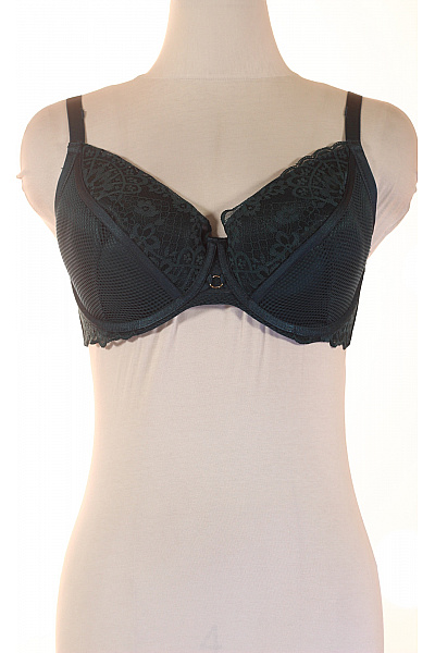 Hunkemoller Podprsenka Krajková Síťovaná Zelená Vel. 70F