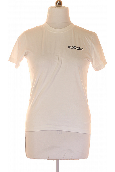 OFF-WHITE Pánské Tričko Bílé Vel. S