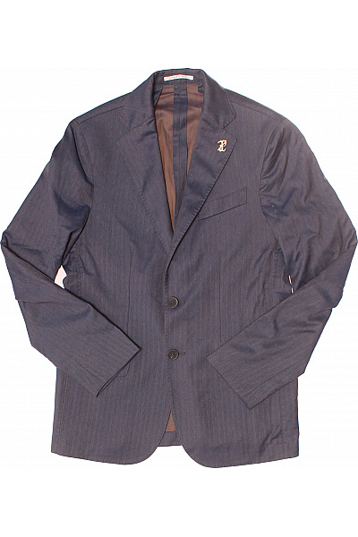 Pal Zileri Pánský Komplet Vlněný Modrý Vel. 48