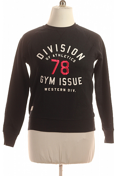 Dámská Mikina Bez Zapínání Černá Second Hand Vel. L