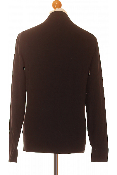 TOMMY HILFIGER Jednoduché Pánské Tričko Černé Vel. S