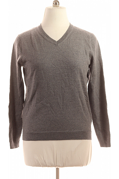 Hugo Boss Pánský Svetr Vlněný Šedý Vel. XL