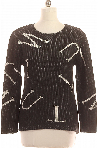 Dámský Pulovr Černobílý