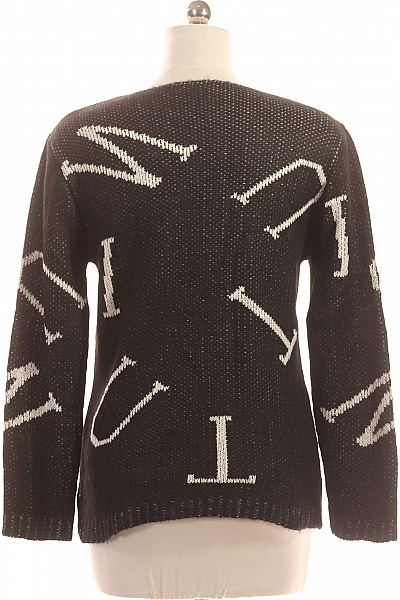 Dámský Pulovr Černobílý