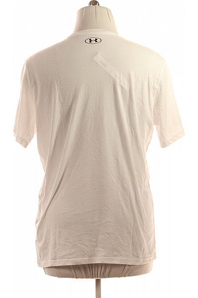Pánské Tričko s Potiskem Bílé UNDER ARMOUR Vel. XL