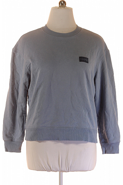 Calvin Klein Dámská Mikina Bez Zapínání Modrá Vel. L