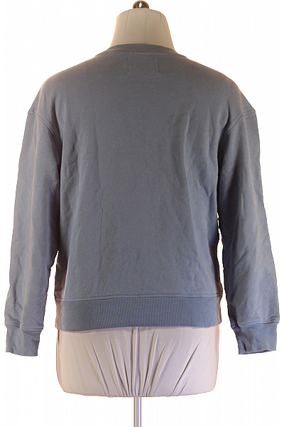 Calvin Klein Dámská Mikina Bez Zapínání Modrá Vel. L