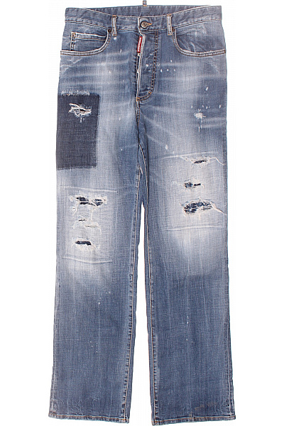 Roztrhané Pánské Džíny Modré Dsquared2 Vel. 40