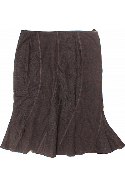 Sukně áčková Vlněná Šedá Second hand Vel. 42
