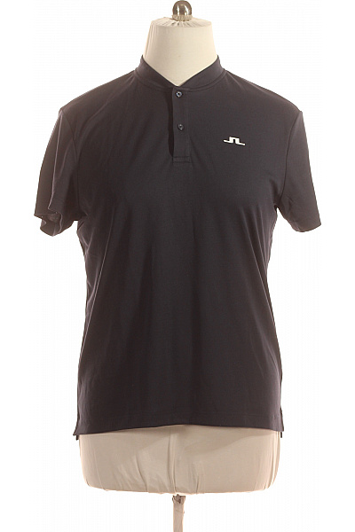 J.Lindeberg Pánské Tričko Modré Second hand Vel. L