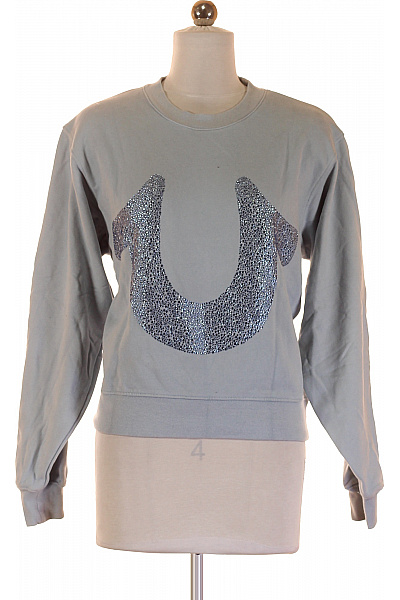 Dámská Mikina Bez Zapínání Modrá True Religion Vel. XS