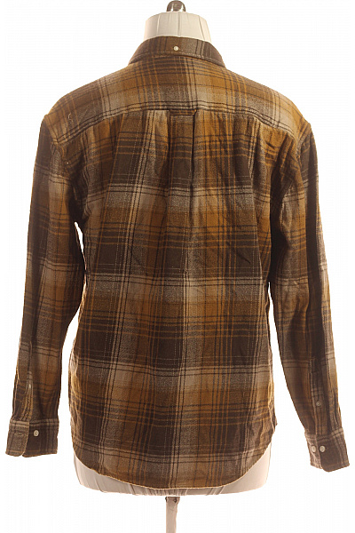 Vzorovaná Pánská Košile Hnědá GANT Vel. L