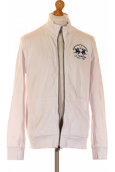 Pánská Mikina Bílá La Martina Vel. L