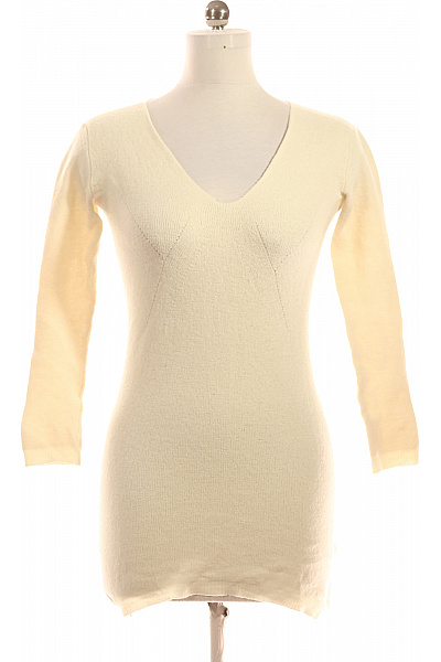 American Vintage Dámský Svetr Meriný Béžový Second hand Vel. M