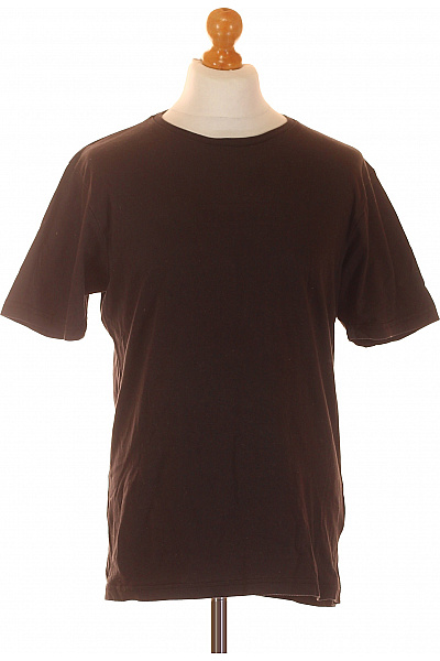 BENCH. Jednoduché Pánské Tričko Černé Vel.  52