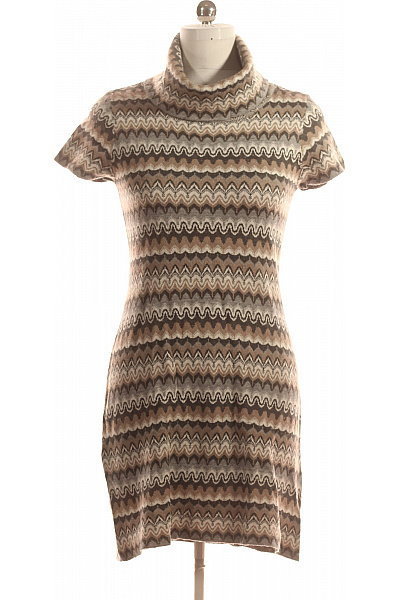  Šaty Pletené Barevné Jake*s Second hand Vel.  40