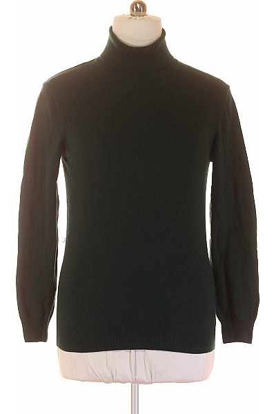 Pánský Rolák Kašmírový Zelený Second Hand