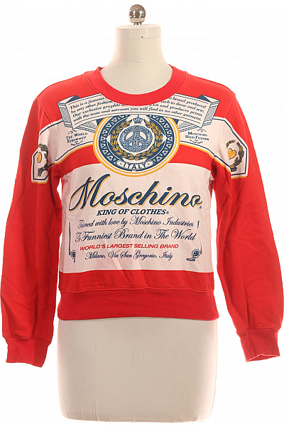 MOSCHINO Chlapecká Mikina Červená