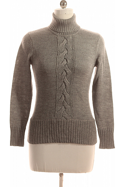 Dámský Svetr Šedý Second hand Vel. M