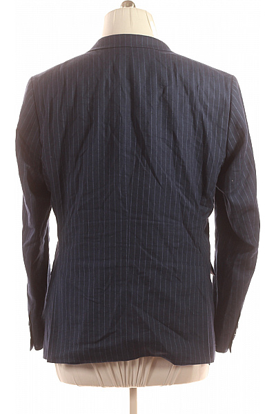 Společenské Pánské Sako Modré