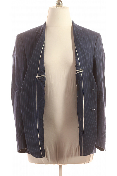 Společenské Pánské Sako Modré