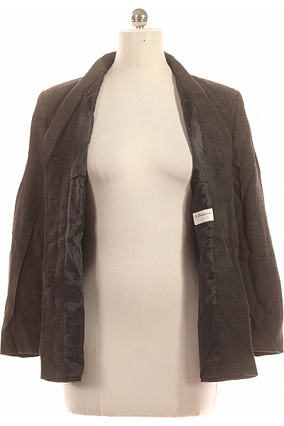 Krátký Dámský Kabát Černý Vel. 21