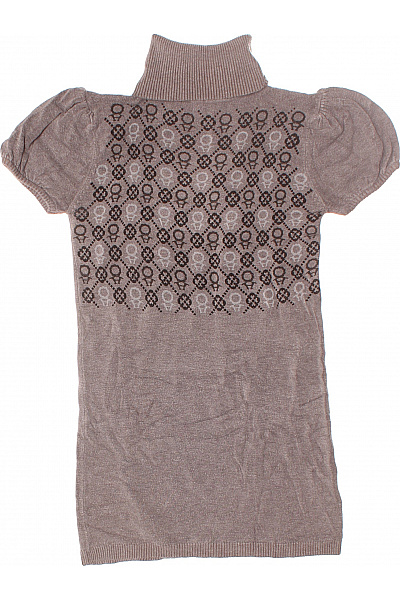  Šaty Pletené Šedé Second hand