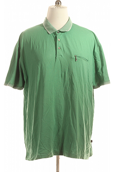 Hajo Pánské Tričko S Límečkem Zelené