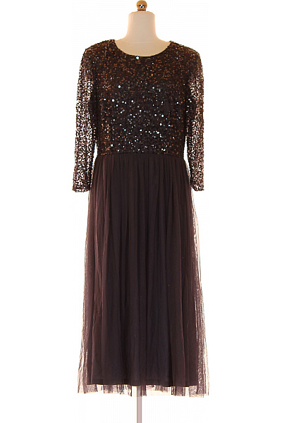 AngelEye Společenské  Šaty Šedé Vel. L