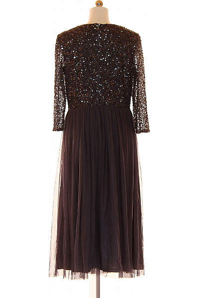 AngelEye Společenské  Šaty Šedé Vel. L