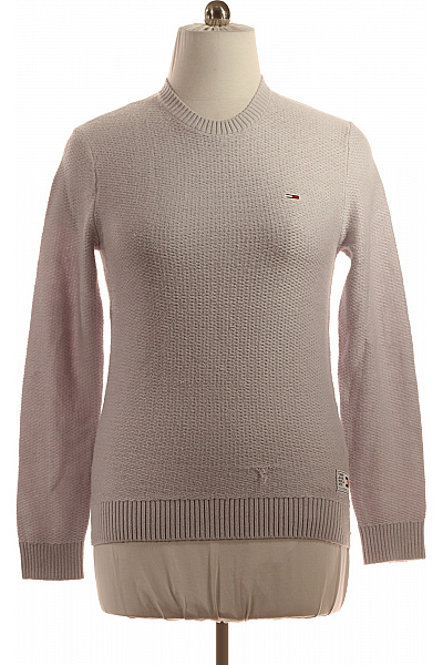 TOMMY HILFIGER Pánský Svetr Šedý Vel. XS