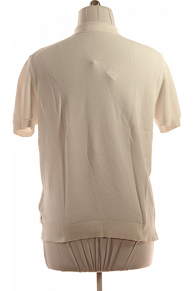 Windsor. Pánské Tričko s Límečkem Bílé Vel. XL